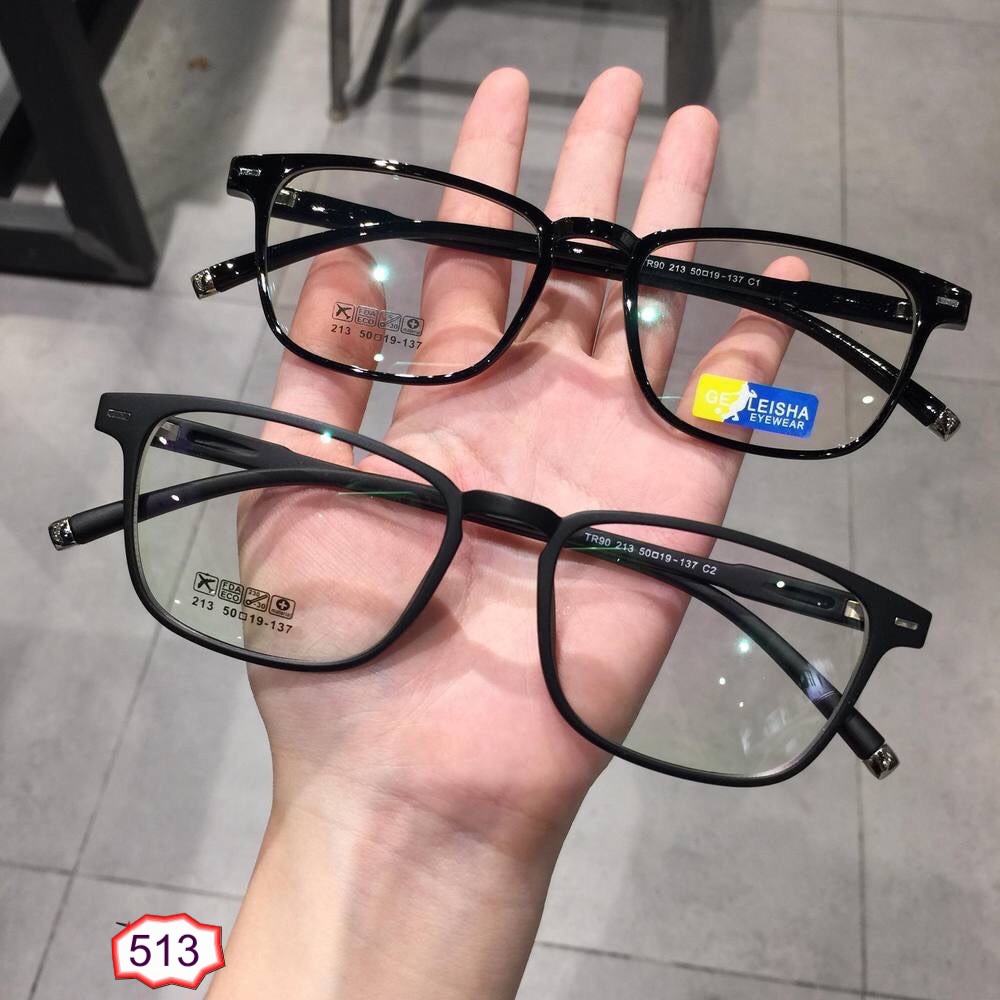 MẮT KÍNH CẬN GỌNG DẺO HÀN QUỐC CAO CẤP FORM VUÔNG TR213 M513 THỜI TRANG | BigBuy360 - bigbuy360.vn