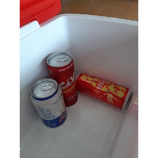 Thùng đá Vuông 12L Tỳ Liên màu Đỏ