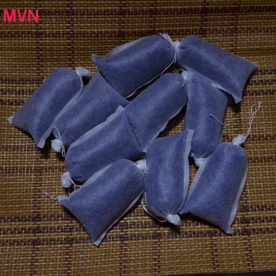 Gói 100g và 200g hạt chống ẩm, hạt hút ẩm màu xanh cho máy ảnh - MVN Studio