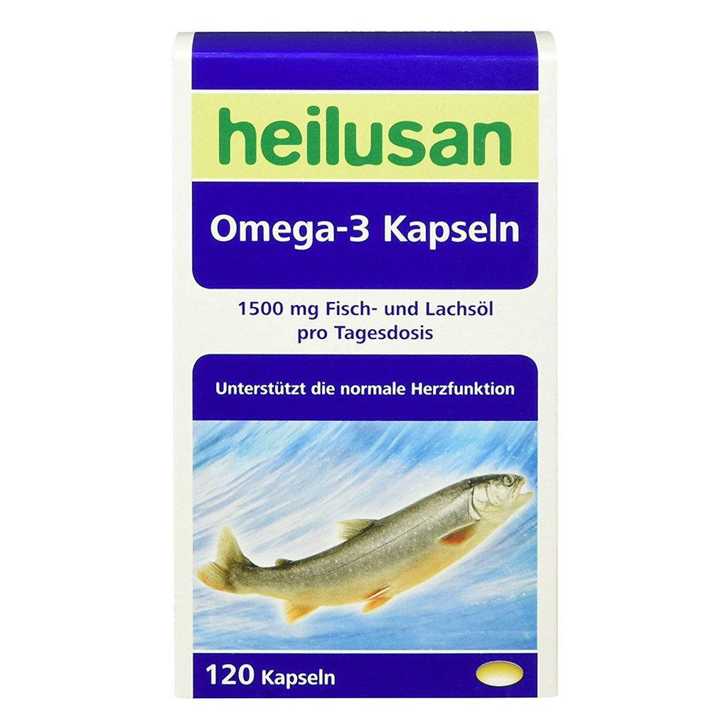 Heilusan Omega 3 - Bổ sung DHA, EPA và Vitamin giúp phát triển não bộ, tốt cho tim mạch, mắt, da