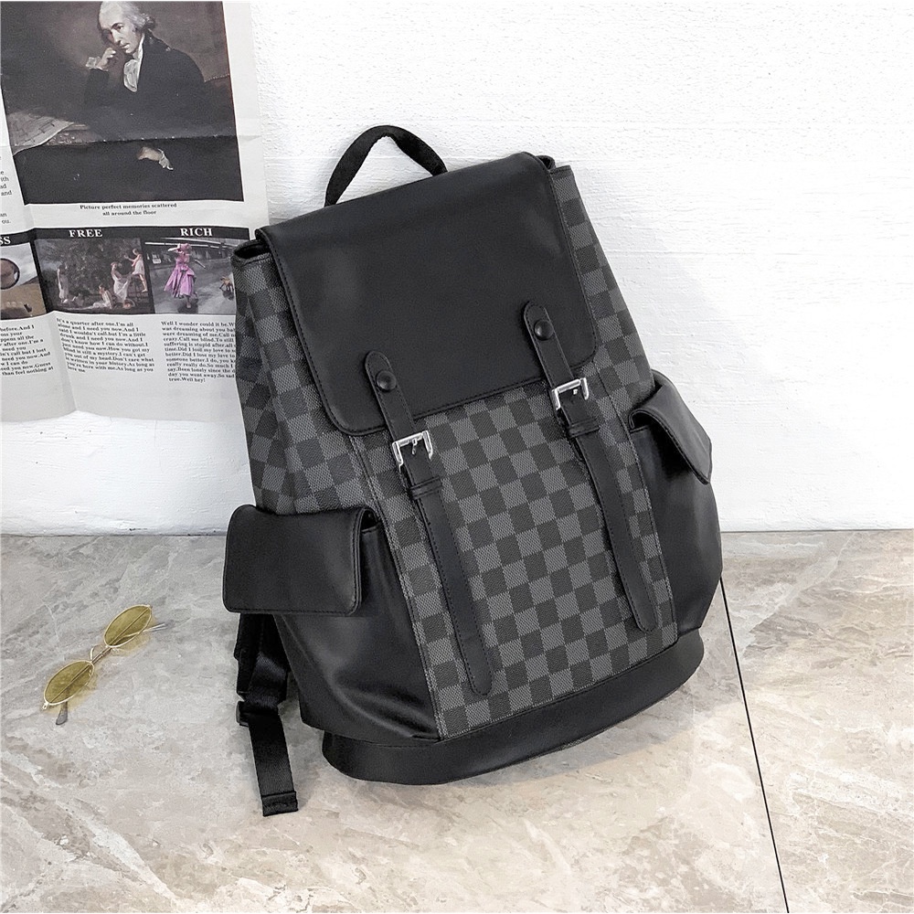 Balo nam nữ thời trang da cao cấp ulzzang phong cách unisex hàn quốc đựng laptop | BigBuy360 - bigbuy360.vn