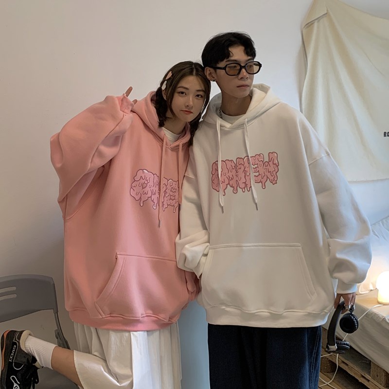 Áo hoodie cotton Dáng Rộng Có Túi In Hình kangaroo Thời Trang Mùa Thu Chất Lượng Cao Dành Cho Nam Nữ