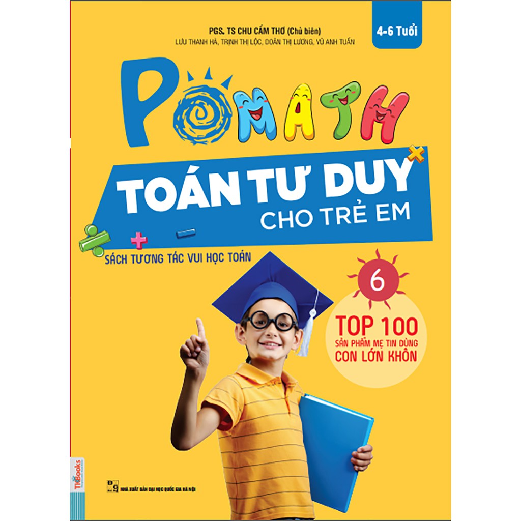Sách - POMath - Toán Tư Duy Cho Trẻ Em 4-6 Tuổi (Tập 6) | BigBuy360 - bigbuy360.vn
