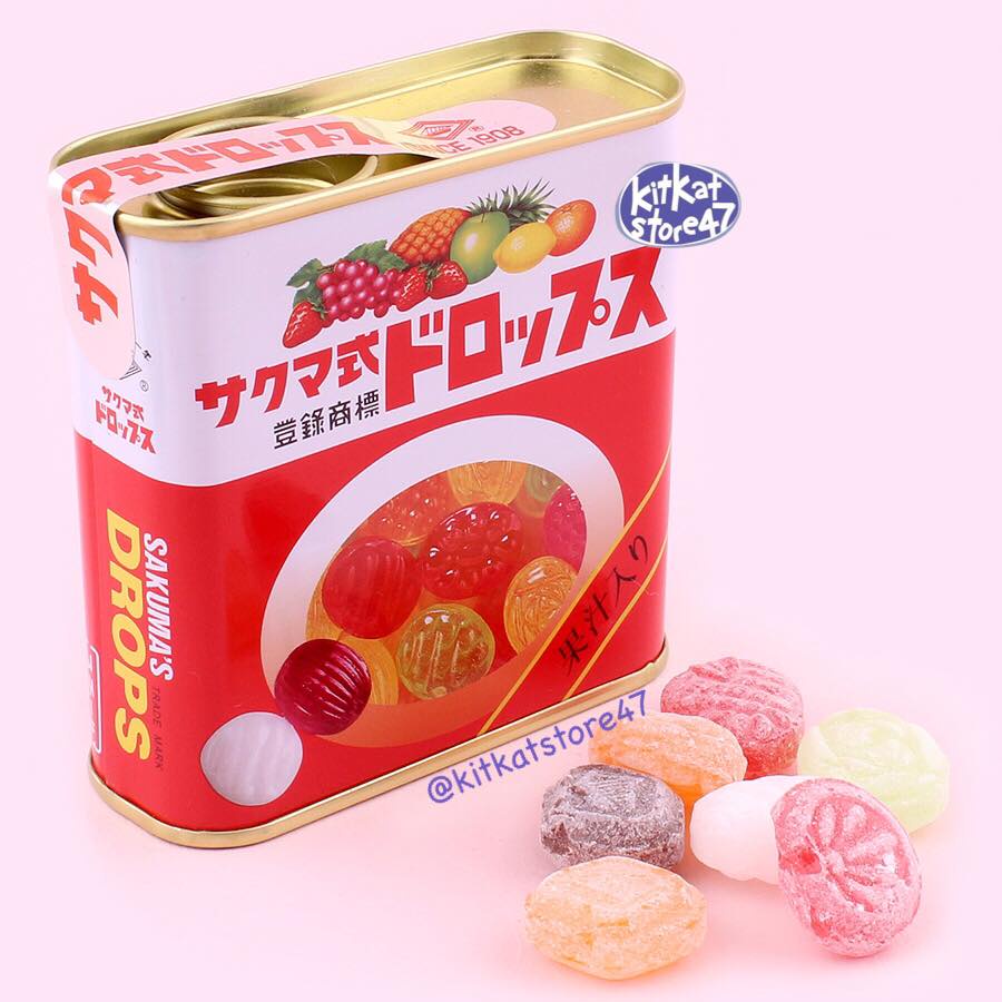 KẸO TRÁI CÂY HỘP THIẾC SAKUMA'S DROP