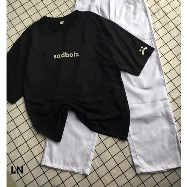 sét áo chữ quần kaki trắng