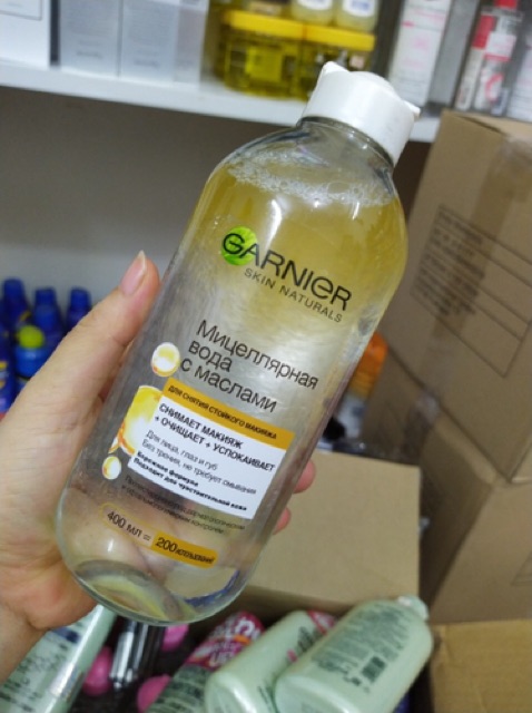 Tẩy Trang Garnier Skin Active Oil Infused Micellar Cleansing Water