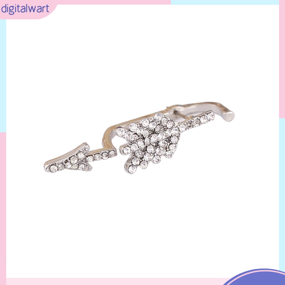 Khuyên Tai Đính Đá Hình Mũi Tên Thời Trang Cho Nữ