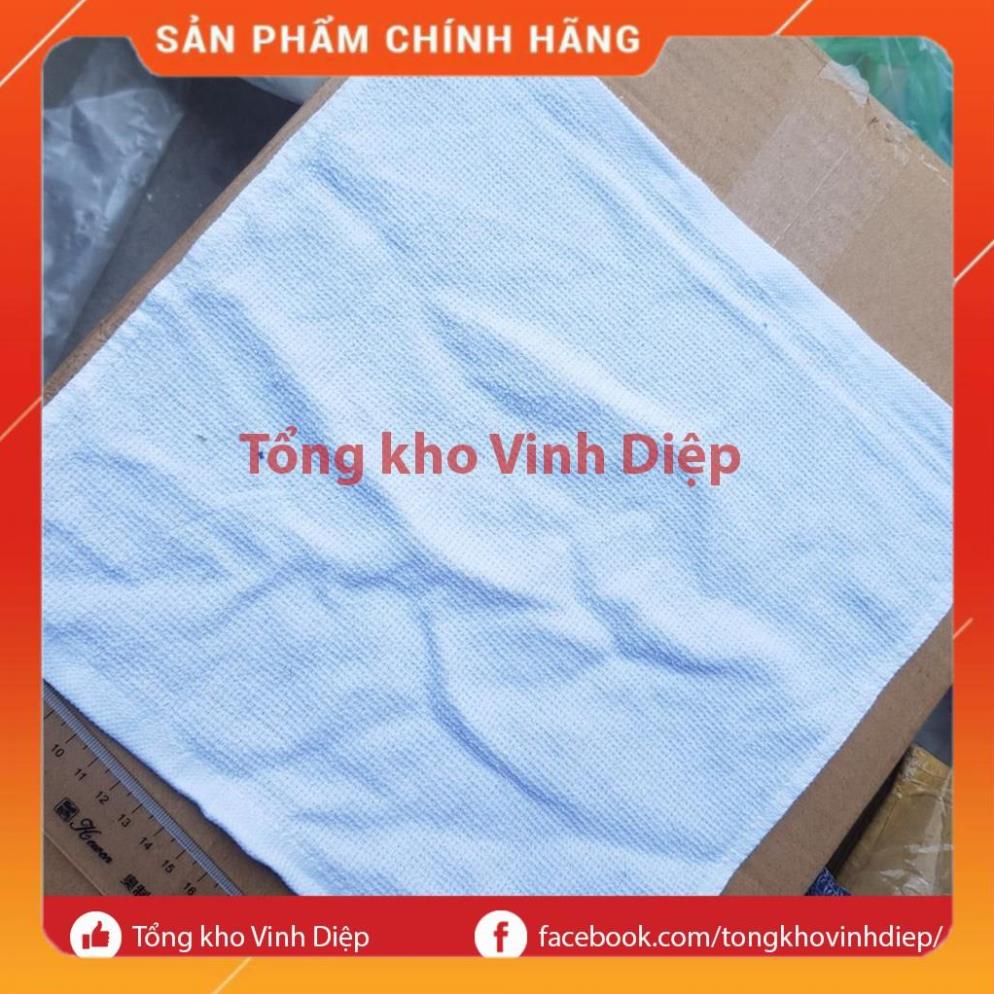 Combo 10 khăn mặt, khăn vải vuông lau bát đũa size 28x28cm - Hàng bền đẹp
