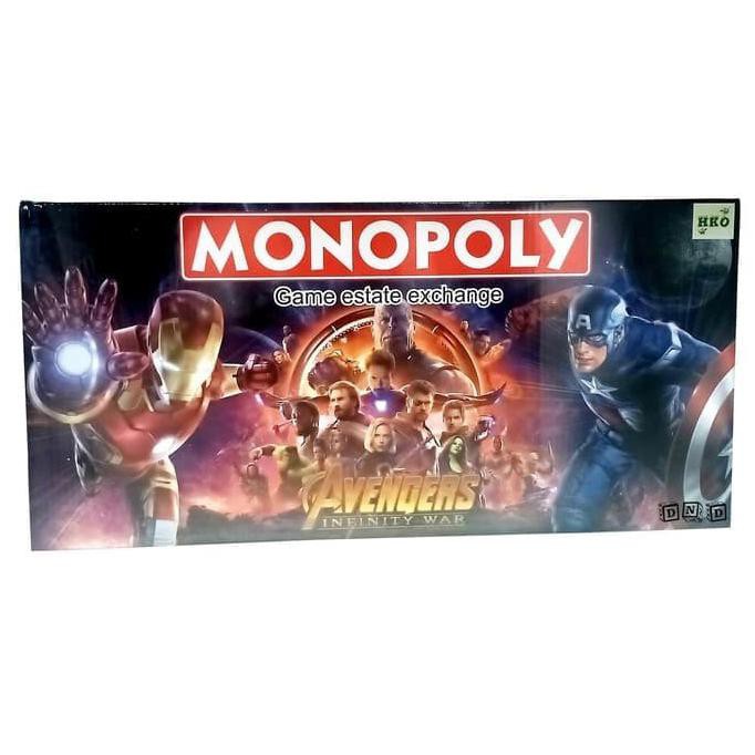 Bộ Bài Board Game Gia Đình Monopoly Avengers