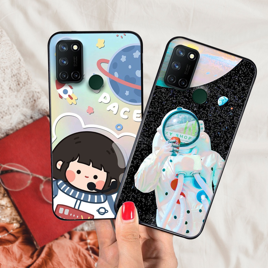 Ốp lưng Oppo Realme C12 - Realme C15 - Realme 7i - Realme C17 in phi hành gia tiểu đội cực đẹp