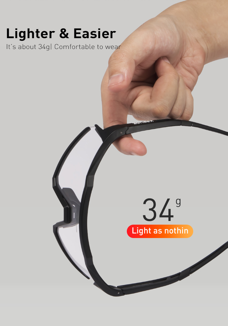 Photochromic Kính đi xe đạp UV400 Kính râm thể thao Nam nữ Xe đạp leo núi Kính đi xe đạp Đường bộ Kính mắt an toàn Chống gió