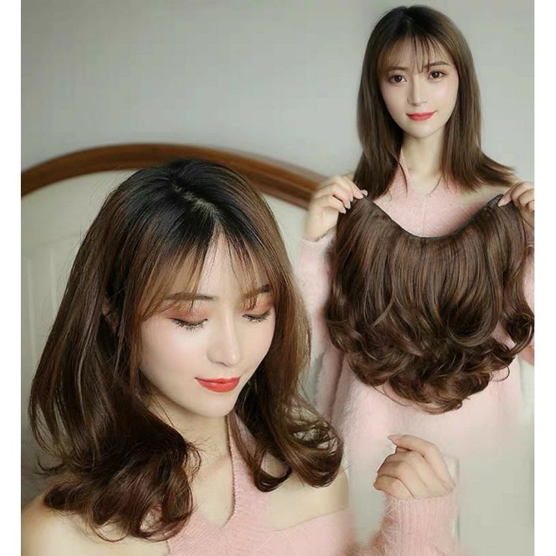 tóc giả kẹp nửa đầu hàng CAO CẤP