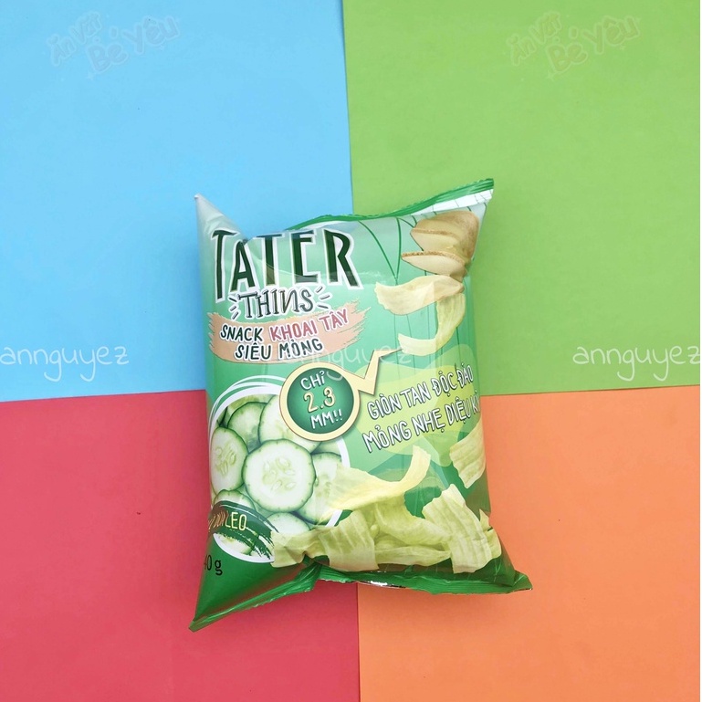 Bim bim Oishi snack khoai tây siêu mỏng vị dưa leo dưa chuột 40g