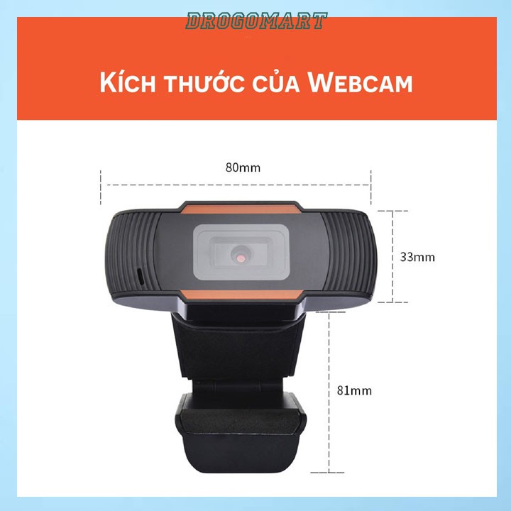 Webcam Máy Tính Full HD 1080P Tích Hợp Mic Thu Âm, Hỗ Trợ Học Zoom Online, livestream, Bảo Hành 1 Đổi 1