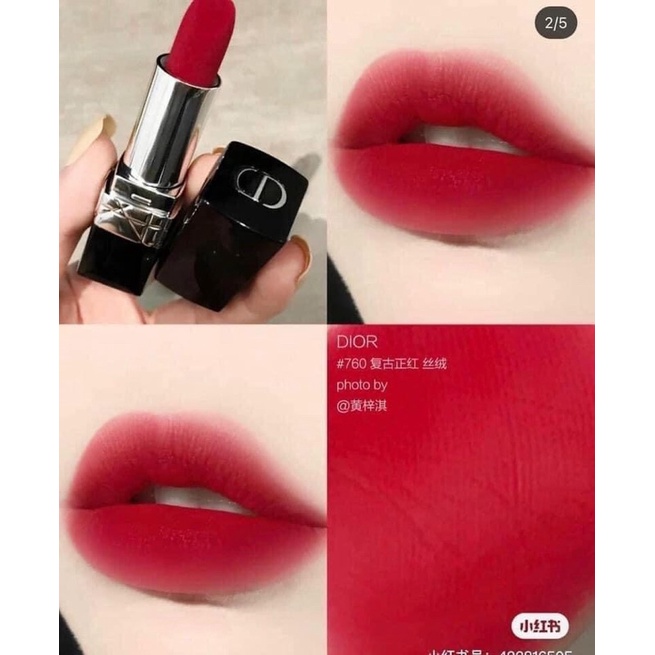 Son DIOR VELVET phủ nhung 720/760/773/840/910/999