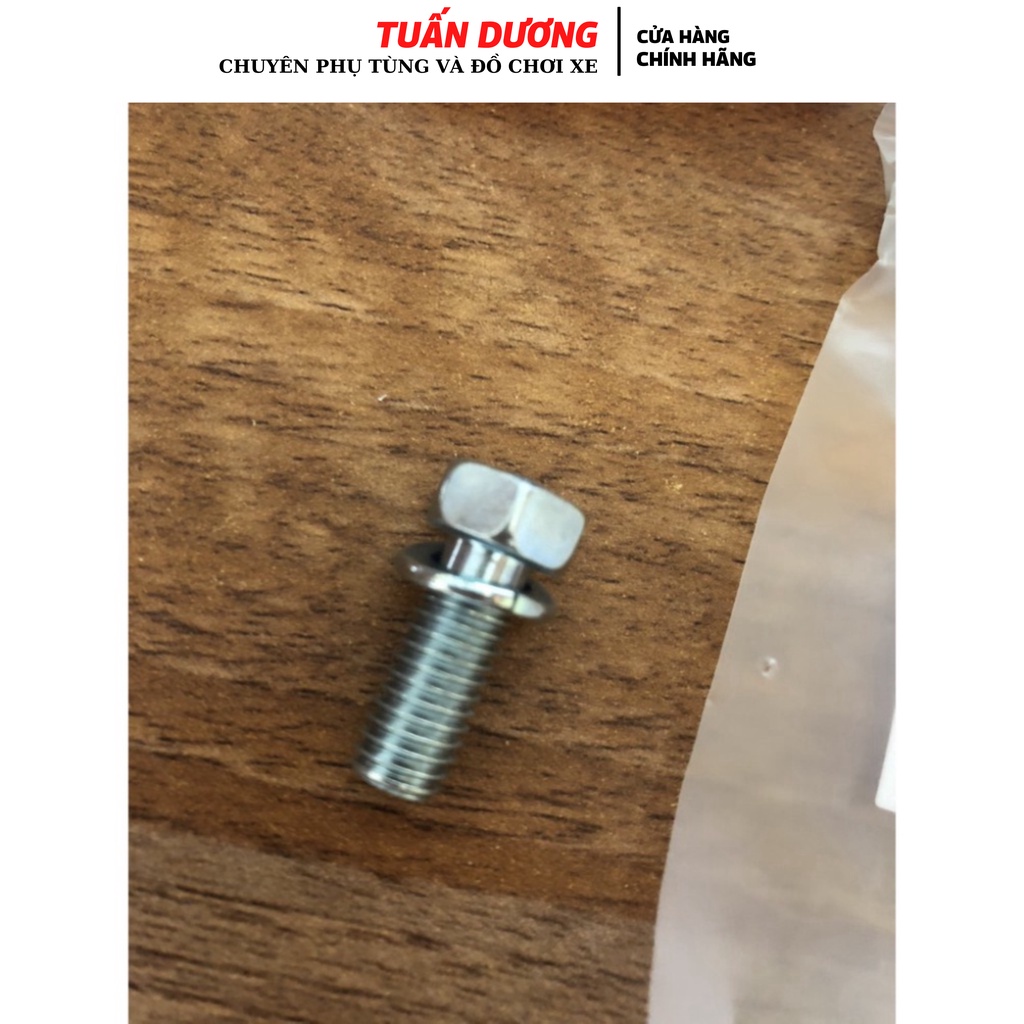 Bộ ốc bắn dàn để chân trước lắp cho dream và wave honda các loại -đẹp zin 100%