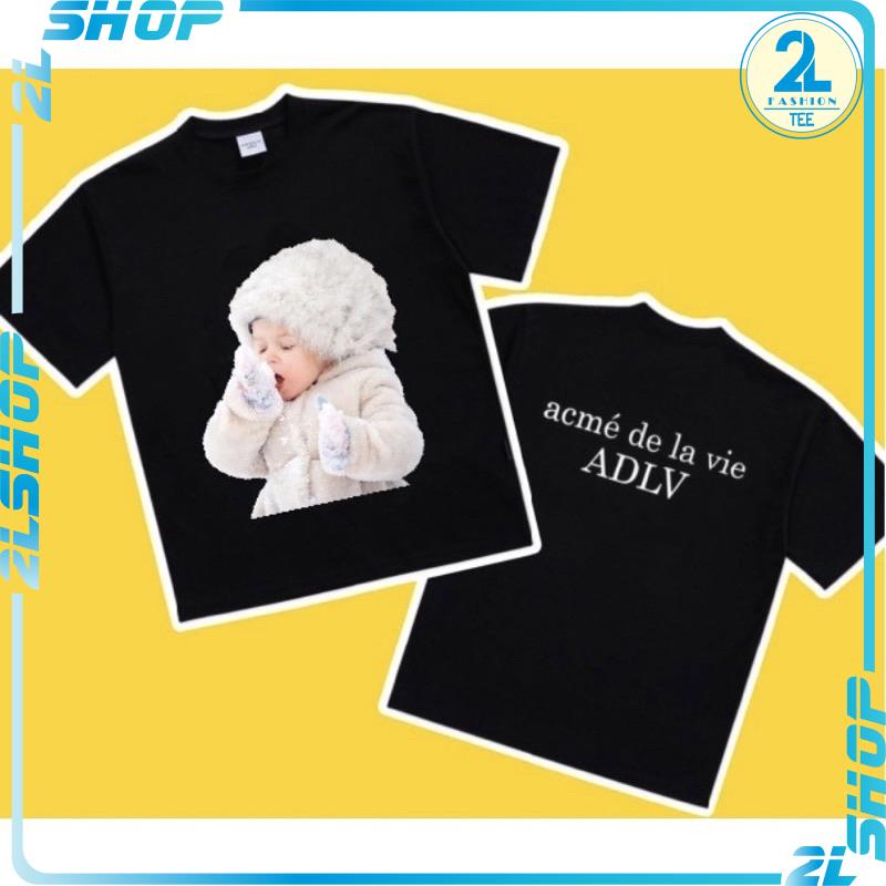 Áo thun tay lỡ form rộng ADLV hàn quốc - Acmé de la vie Full Mẫu Hàng Cao Cấp Vải cotton phong cách ulzzang