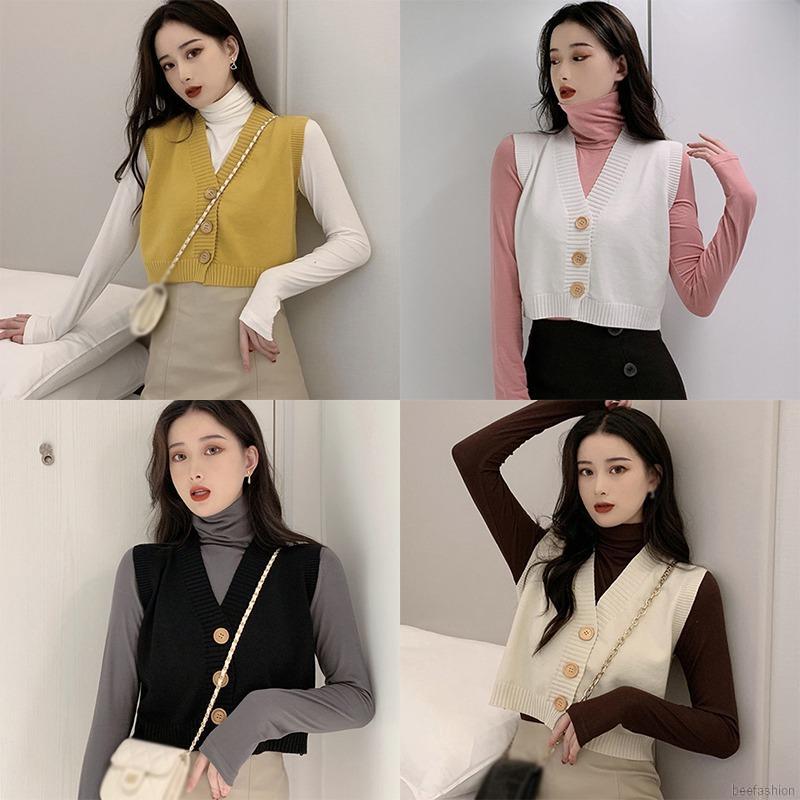 Áo khoác ghi le dệt kim cổ chữ V thanh lịch | BigBuy360 - bigbuy360.vn