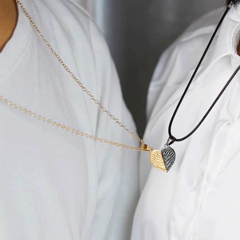 1 Cặp Vòng cổ Tình Bạn Mặt Hình Đôi Cánh Thiên Thần