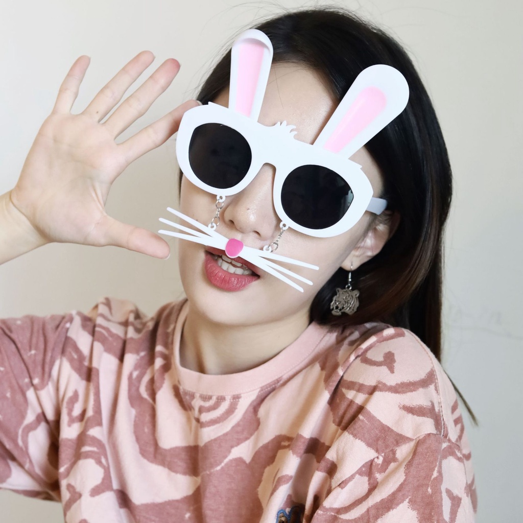 Kính Mát Nữ Hình Thỏ Dễ Thương
