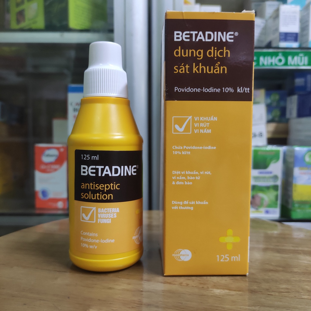 Dung dịch sát khuẩn BETADINE Providone-lodine 10%