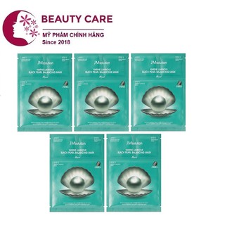 Combo 5 Mặt nạ 3 bước JMsolution Marine Luminous Black Pearl Balancing Mask 30ml (Ngọc trai đen)