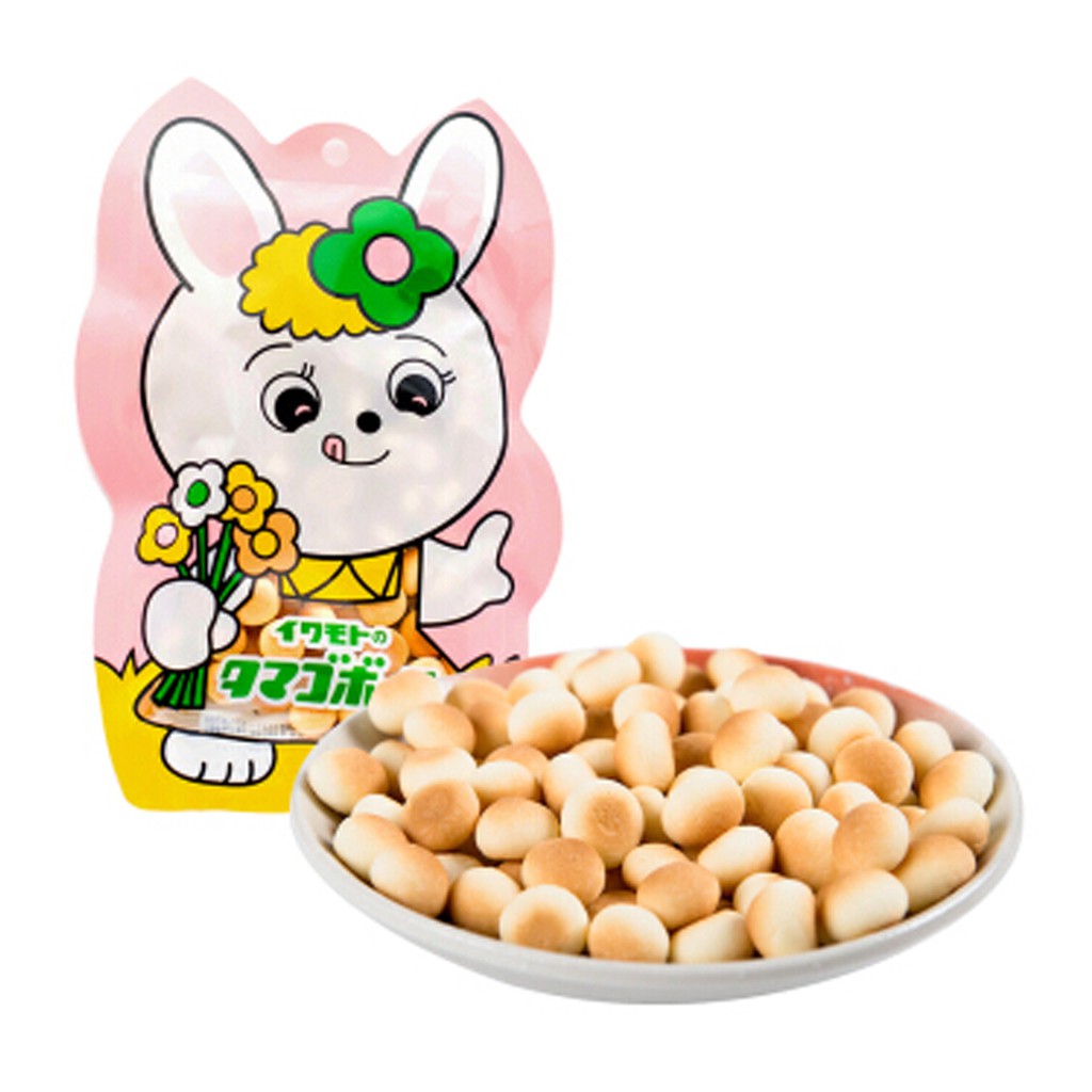 Bánh bi men sữa Iwamoto Nhật túi mèo thỏ - date 2022
