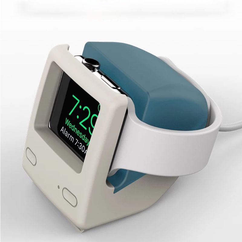 Đế Sạc Bằng Silicon Cho Đồng Hồ Thông Minh Apple Watch Series 4 / 3 / 2 / 1