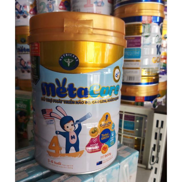 Sữa bột metaCare 4 ( lon 900g)/ Date 2021