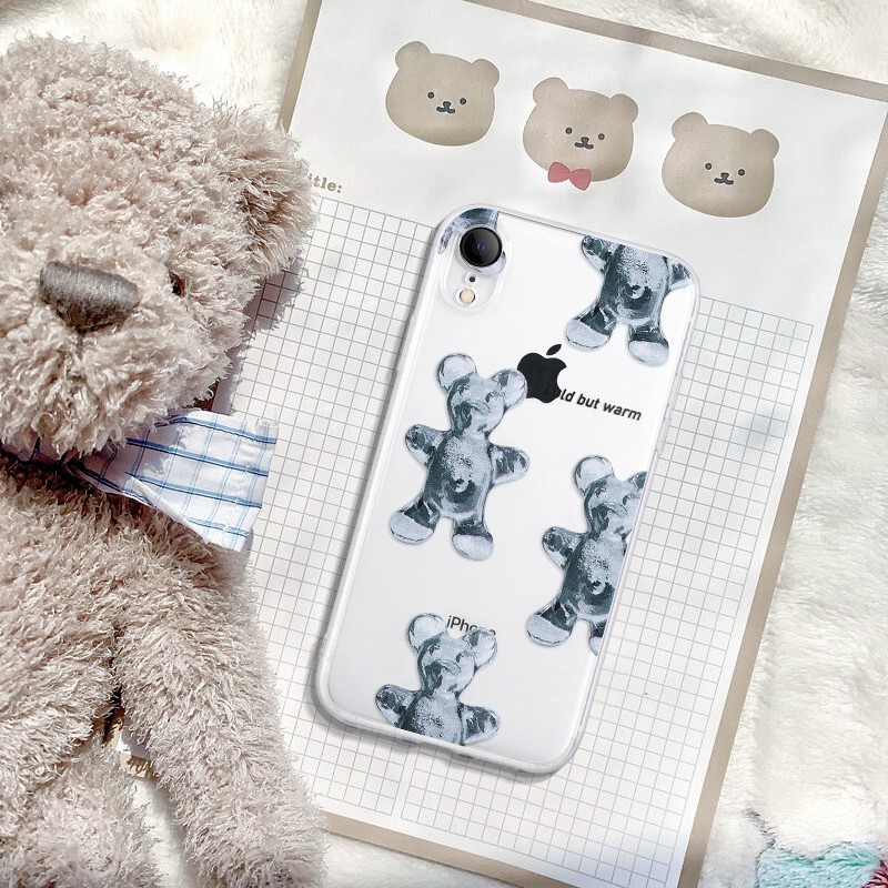 Ốp điện thoại họa tiết gấu có dây đeo tay cho APPLE IPHONE 12 11PROMAX 11/12PROMAX/8PLUS/12MINI/XS/7/8/X/XR/XSMAX | BigBuy360 - bigbuy360.vn