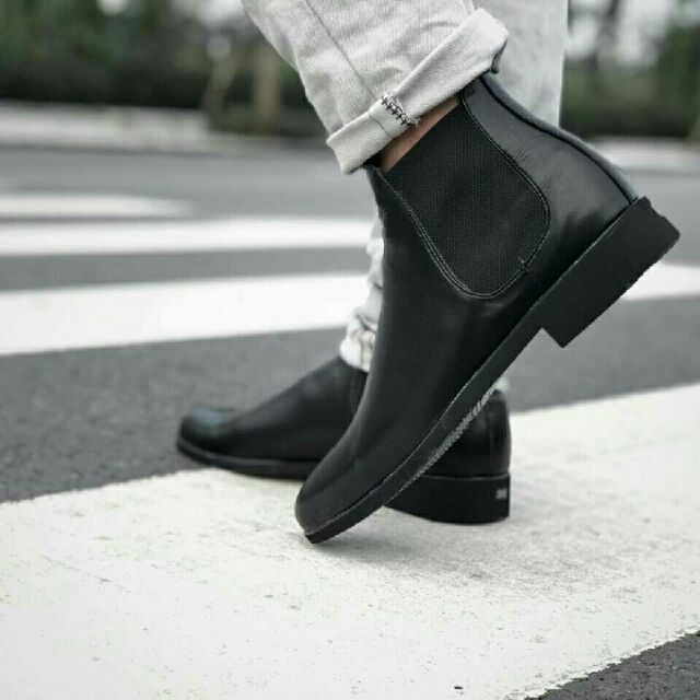 MJG BDFD Giày Nam - Giày Cao Cổ Da Bò Bảo Hành 12-Chelsea Boots 41 | BigBuy360 - bigbuy360.vn