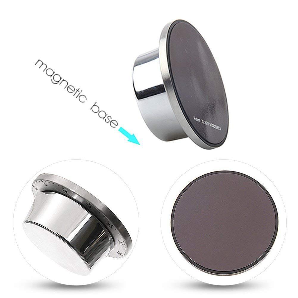 Stainless Mechanical Timer Kitchen Timing Baking Timing Alarm Cooking 60min