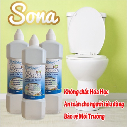 Nước Tẩy bồn cầu/ tẩy toilet sinh học SONA 1kg hương quế