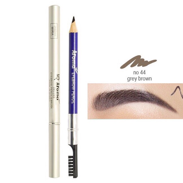 Follow 23/07 Chì Vẽ Mày 2 đầu Aroma Mira Eyebrow Pencil