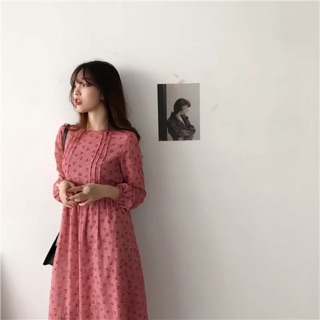 Váy hoa nhí dài