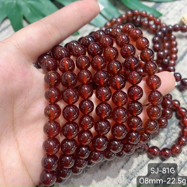 Vòng Tay Hồng Lựu Garnet 5A Đủ Size- Có Size Chuỗi Quấn Tay