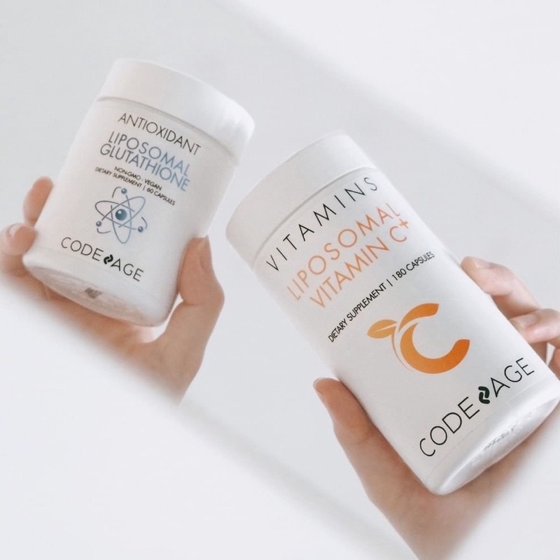 Bộ đôi giúp trắng da Glutathion và Vitamin C Code Age
