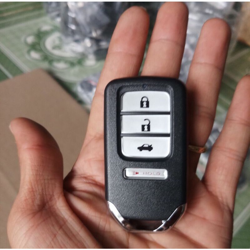 Vỏ chìa khoá HONDA ( 3 + 1 NÚT ) - Vỏ chìa khoá Smartkey ô tô Honda CRV , CITY