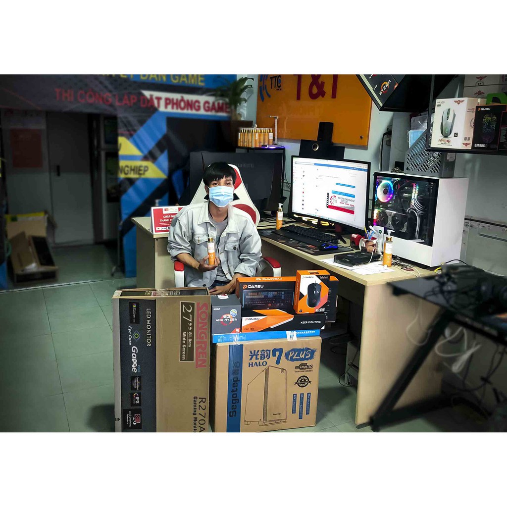 Màn Hình Máy Tính 27 inch cong 165hz gaming mới 100% hiệu Songren | BigBuy360 - bigbuy360.vn