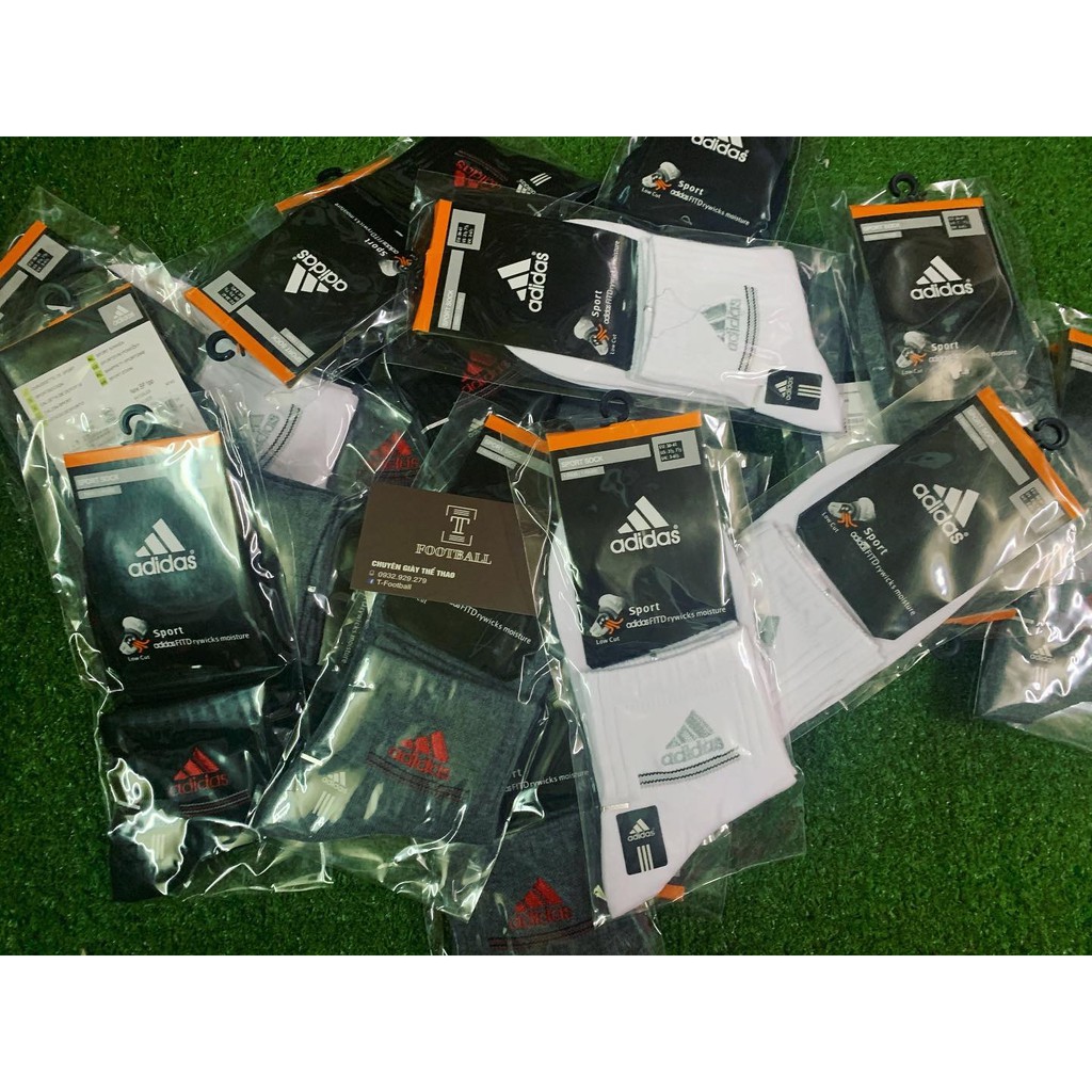 [ KHO SỈ TẤT DỆT KIM ] Vớ Cổ Cao Mẫu A Di Das ( Trắng , Đen , Xám ) - Loại 1 cực chất