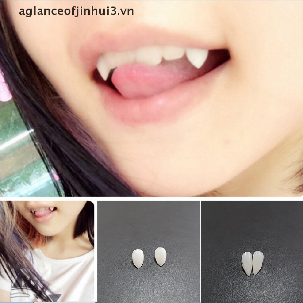 * Afhvn * * Răng Nanh Giả Hóa Trang Ma Cà Rồng