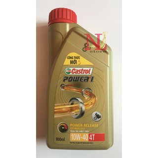 nhớt castrol power 1 800 ml, nhớt castrol power, nhớt xe máy