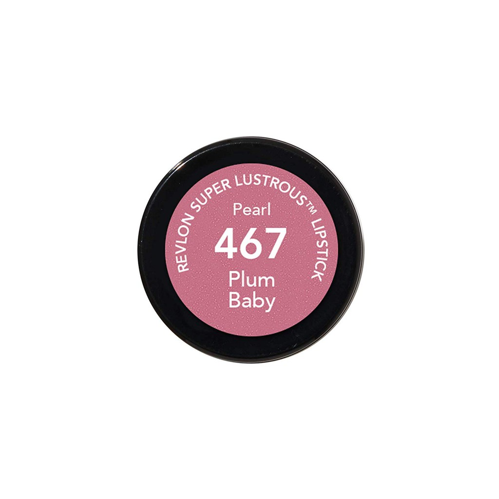 Son môi kem nữ cao cấp authentic Revlon Super Lustrous Lipstick 467 Plum Baby (Mỹ)