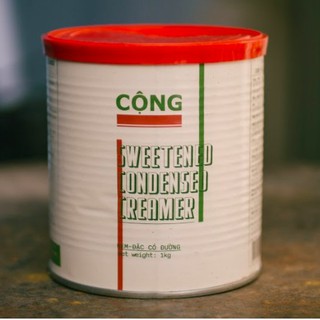 Kem đặc có đường cộng - lon 1kg - cộng cà phê