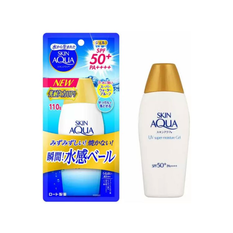 Kem chống nắng Skin Aqua Gel chai trắng 110 g nội địa nhật