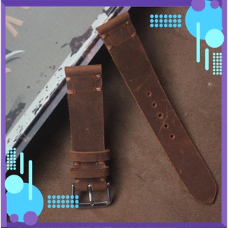 Dây đồng hồ da bò handmade