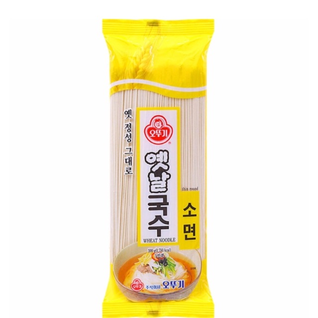 Mỳ Kiều Mạch 500G - Mì Hàn Quốc Sợi nhỏ/ sợi lớn 500g