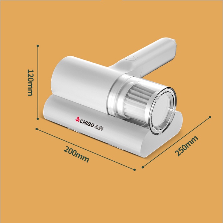 Máy hút bụi giường nệm diệt khuẩn UV JIASHI cầm tay không dây hút cho nệm, sofa, thảm tiện lợi MHN02