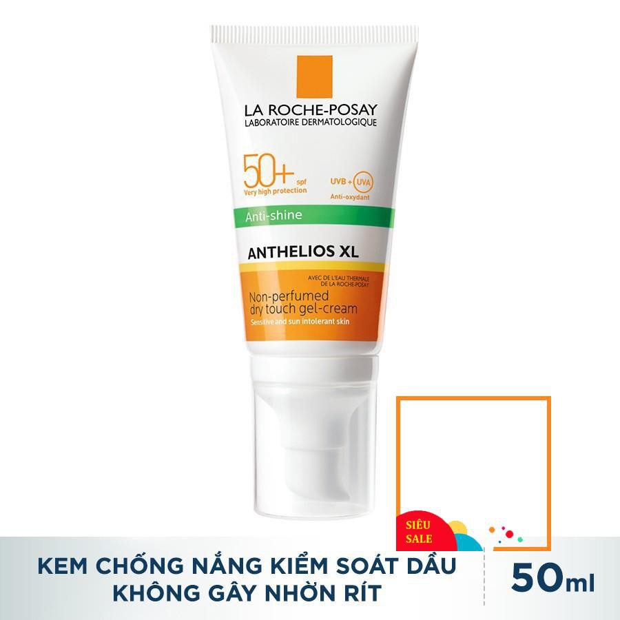 (HÀNG CHUẨN AUTHENTIC) Kem Chống Nắng La Roche Posay Anthelios Xl Dry Touch Gel-Cream Anti-Shine SPF50+ 50ML