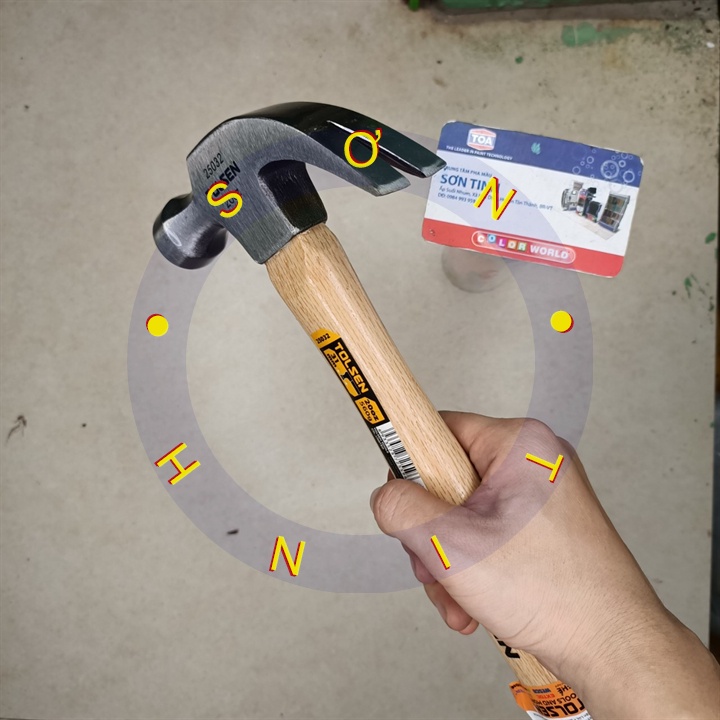 BÚA SỪNG DÊ CÁN GỖ 20OZ 31mm 560g TOLSEN 25032